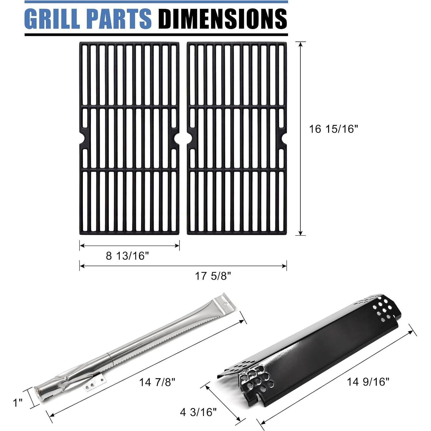 Kit de Piezas de Repuesto Adviace para Parrilla Nexgrill 720-0864M