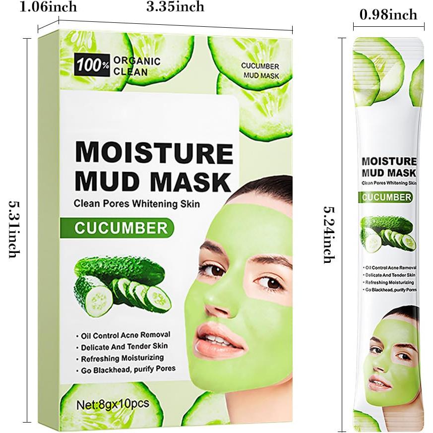 Mascarilla Facial Anti-Envejecimiento 10PCS Colágeno WanTuoluo