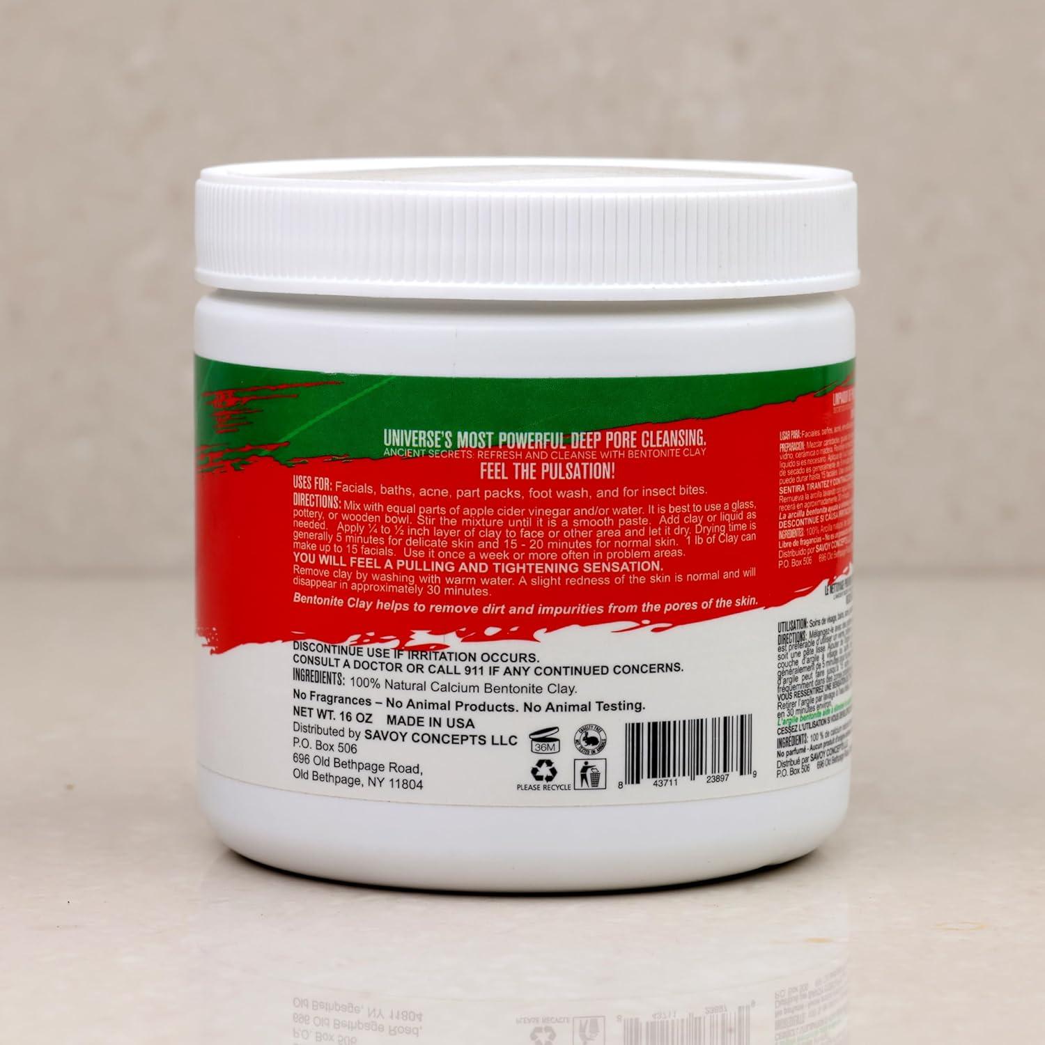 Mascarilla Facial Barro Mágico Maya 454g Bentonita Calcio