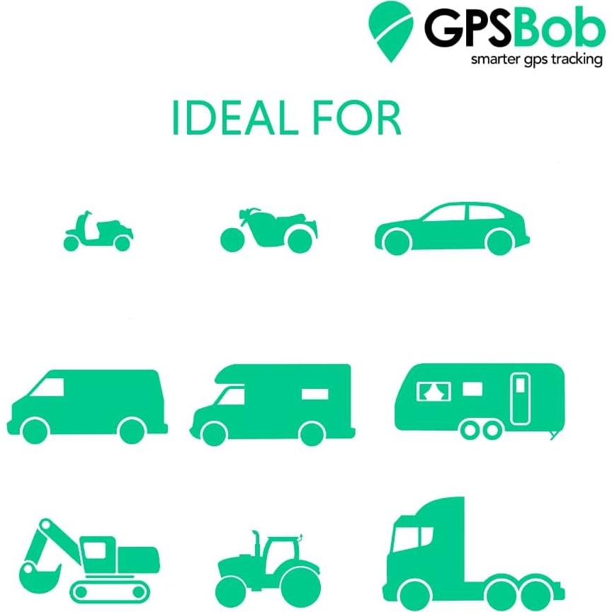 Rastreador GPS 4G GPSBob 12/24V con 5 años de servicio