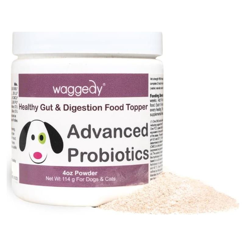 Waggedy Probioticos Avanzados para Perros - 113g