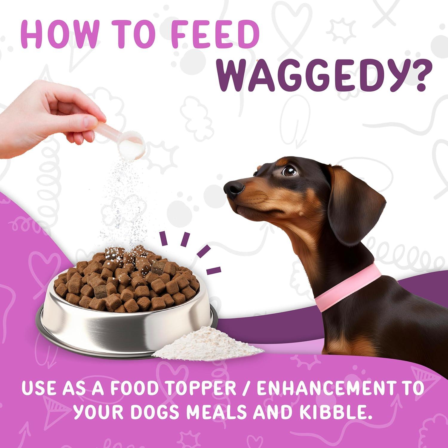 Waggedy Probioticos Avanzados para Perros - 113g