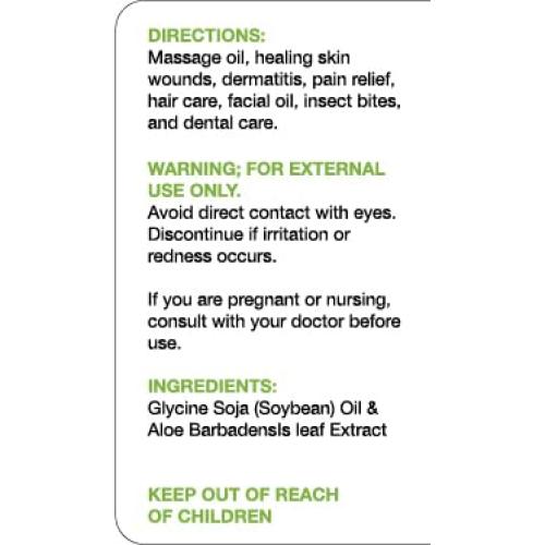Aceite Virgen 100% Aloe Vera 118ml - Cuidado Piel y Cabello