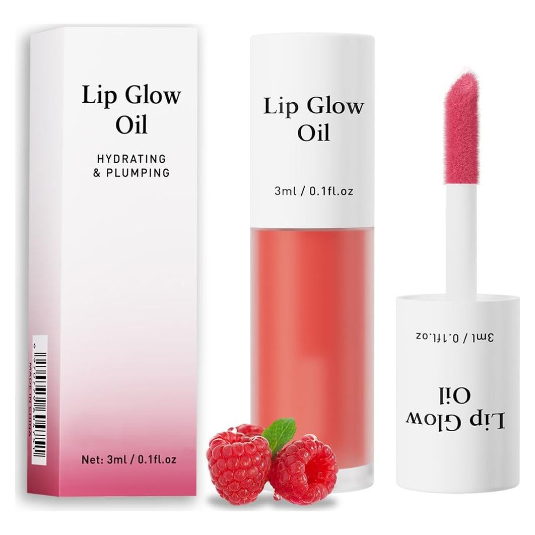 Aceite Labial Tiejdhr 2.96ml Frambuesa Hidratante y Brillo