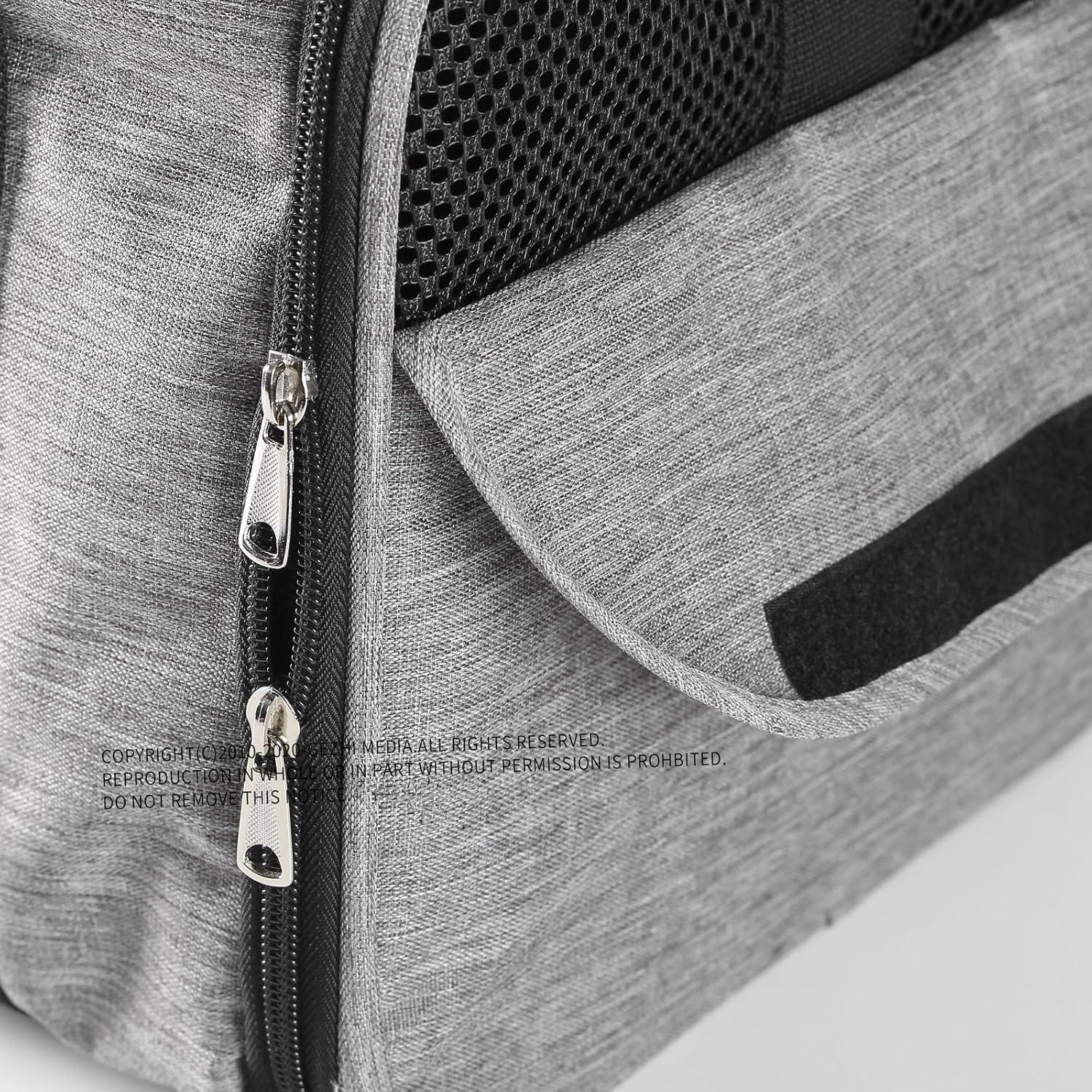 Transportadora Plegable para Mascotas NingBo Gris 53x32x32 cm