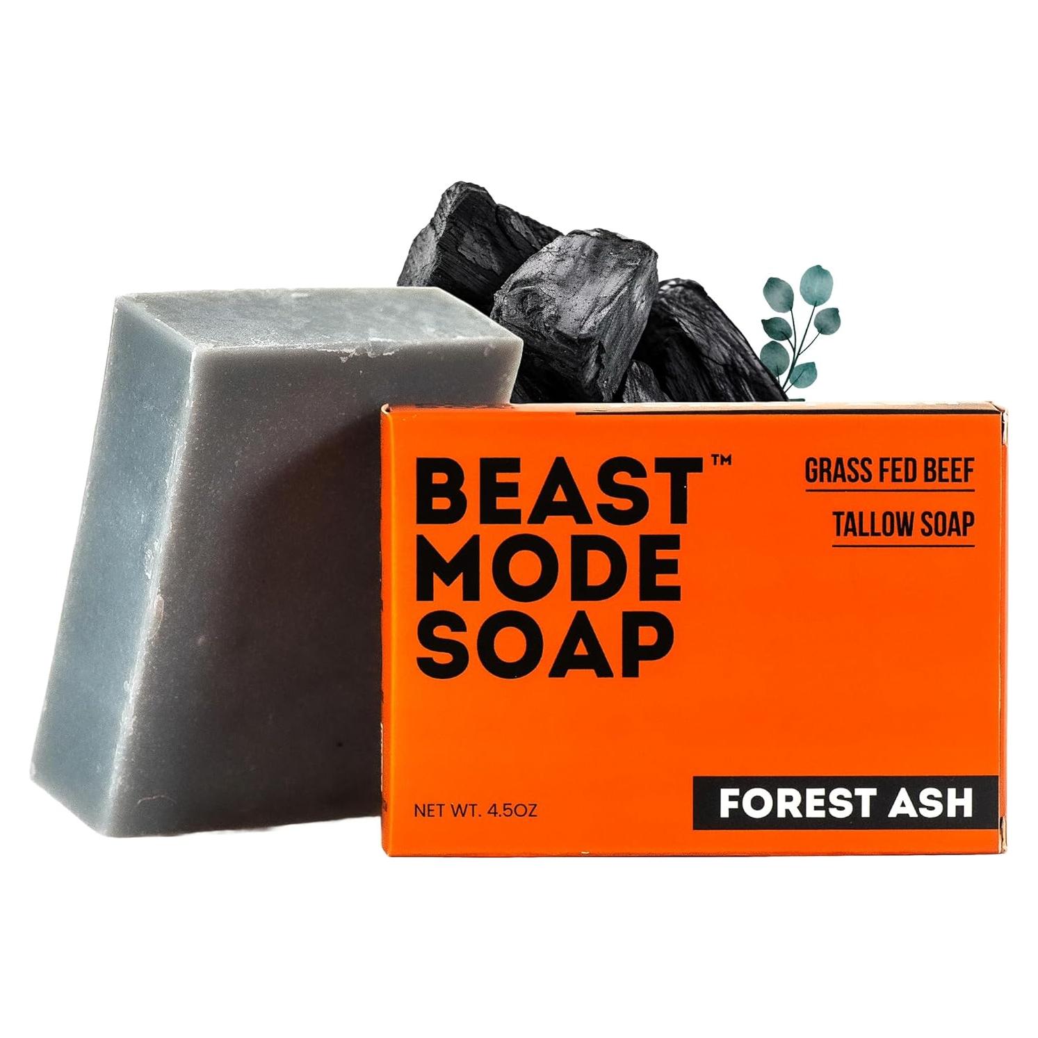 Jabón Beast Mode 127g Carbón Activado Eucalipto Fresco