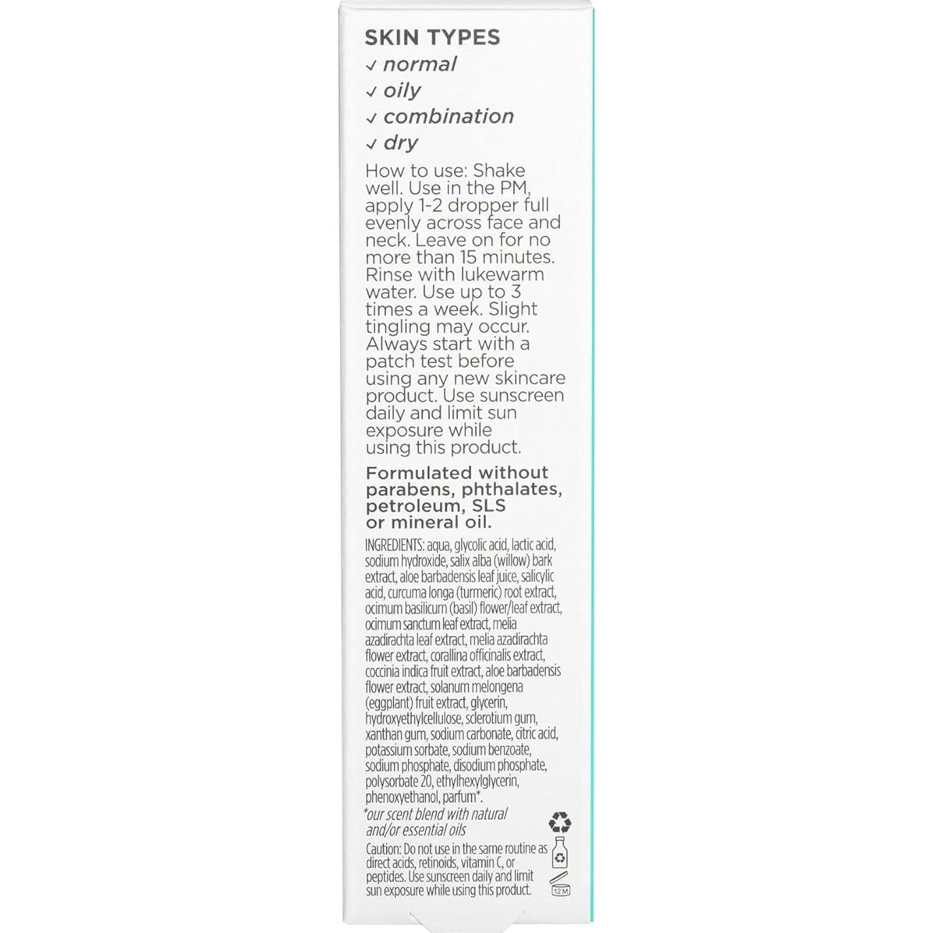 Suero Facial Pacifica Peeling AHA-BHA 25% 22.68g Vegano