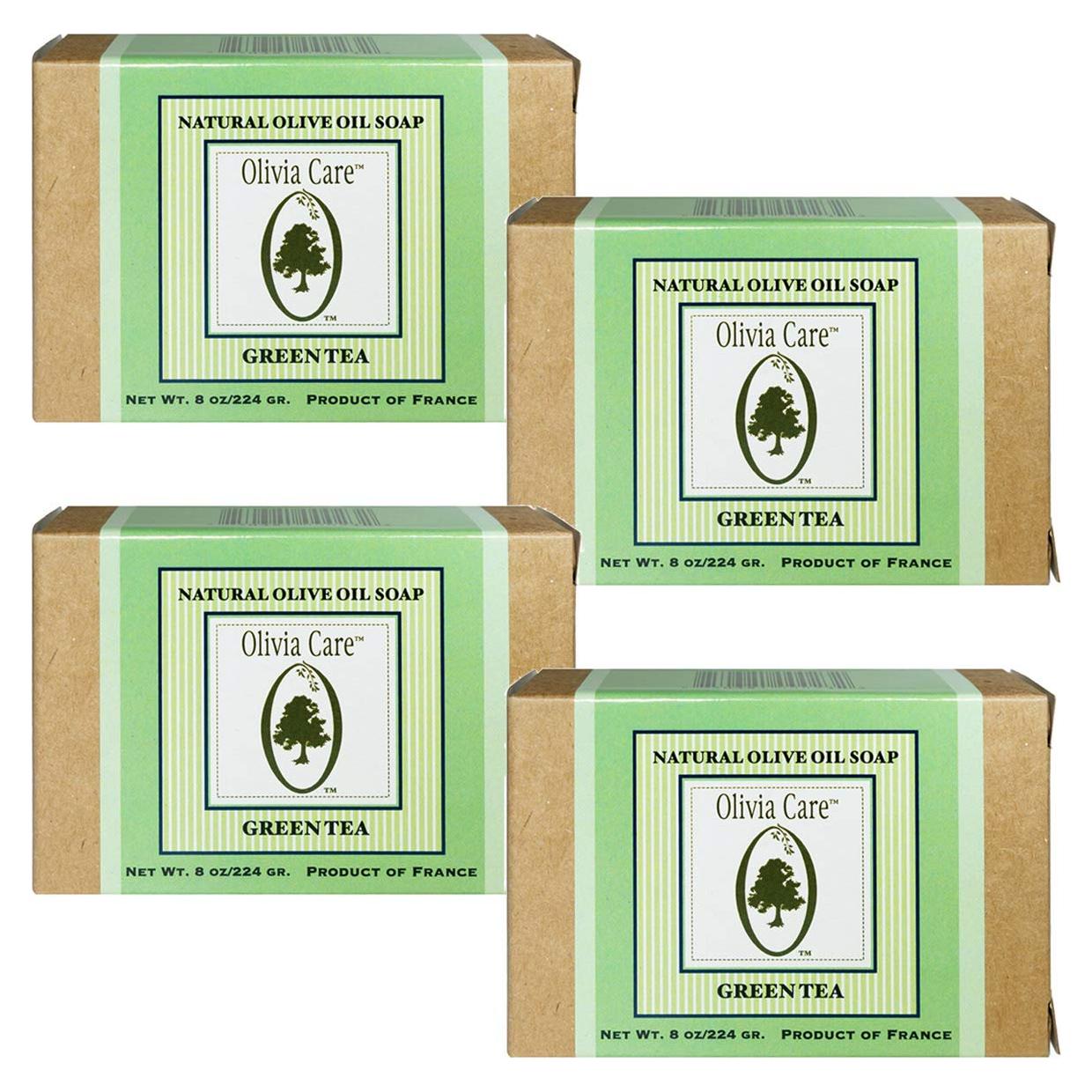 Jabón de Baño Premium Olivia Care 227g - Té Verde Orgánico