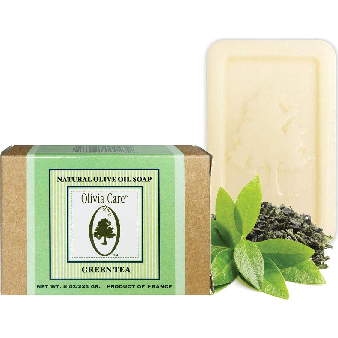 Jabón de Baño Premium Olivia Care 227g - Té Verde Orgánico