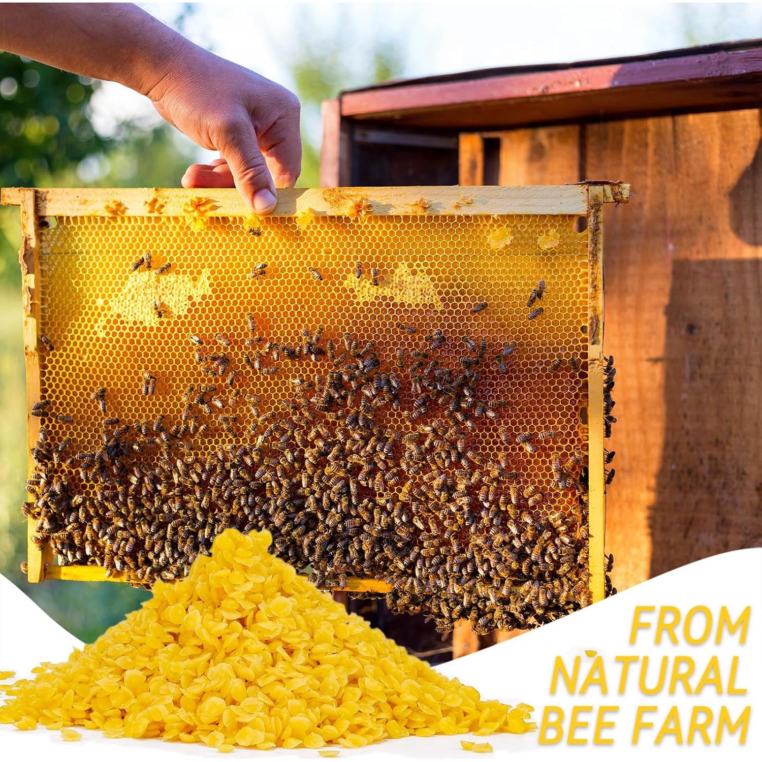 Gránulos de Cera de Abeja Amarilla Olorvela 0.53 kg Triple Filtrada