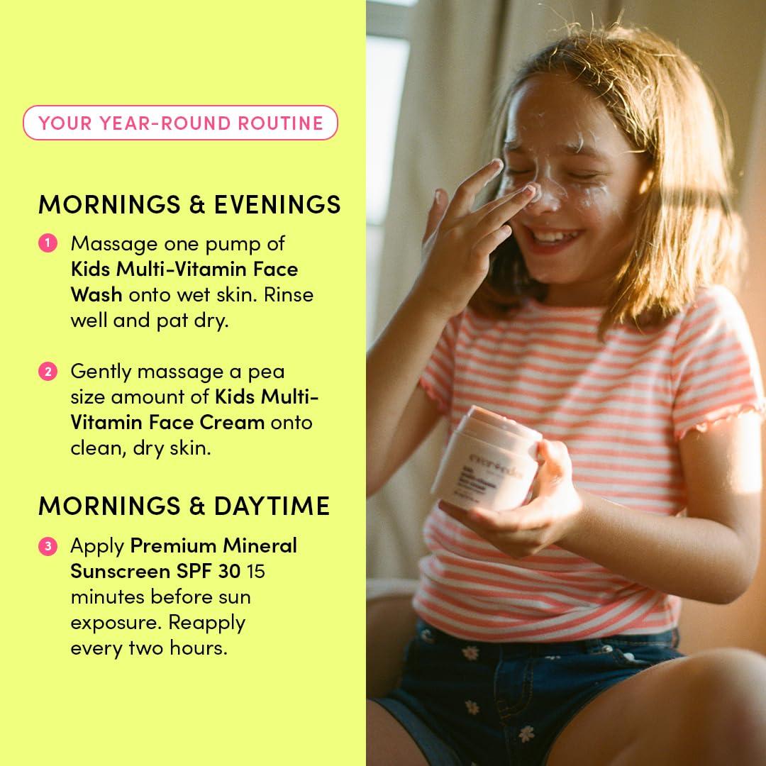 Set de Cuidado Facial para Niños Evereden - Hidratante Melón
