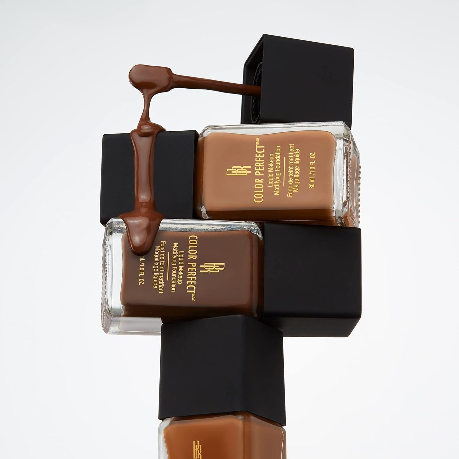 Base de Maquillaje Líquida Black Radiance 28g Cobertura Total Allspice