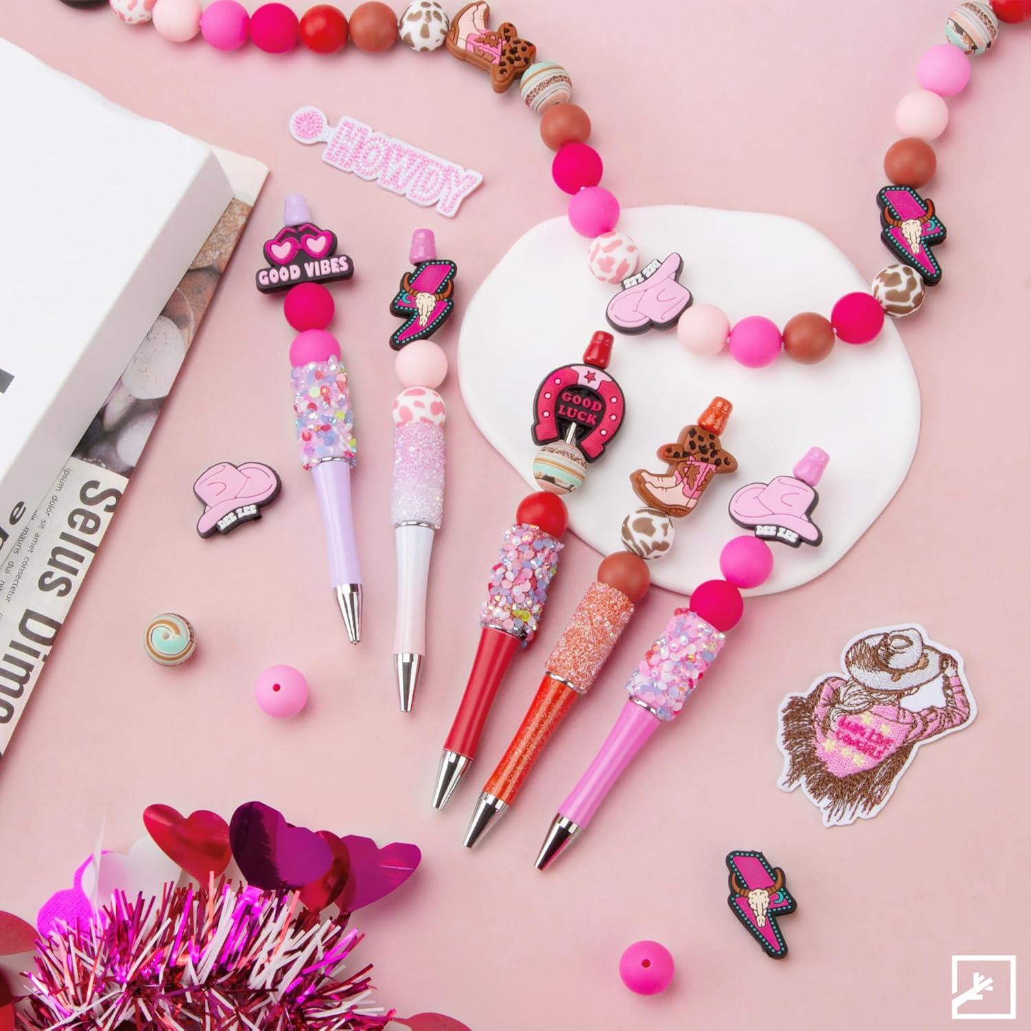 Perlas de Silicona ZIFTY 15mm Kit 66Pcs Manualidades Vaquera