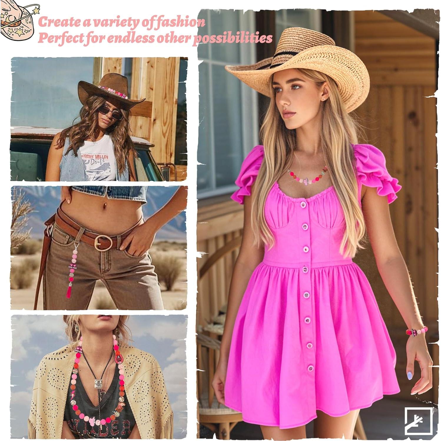 Perlas de Silicona ZIFTY 15mm Kit 66Pcs Manualidades Vaquera