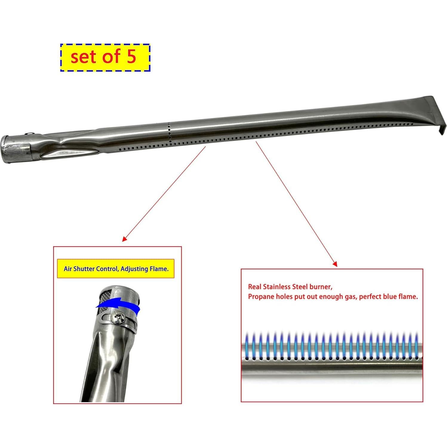 Kit de Reemplazo DG107 Tienda Directa 5 Quemadores Acero Inox
