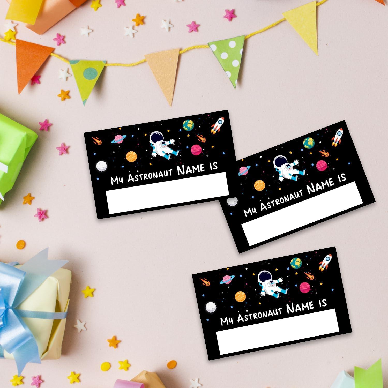 Juego de Nombres de Astronauta ALodr con 30 Tarjetas