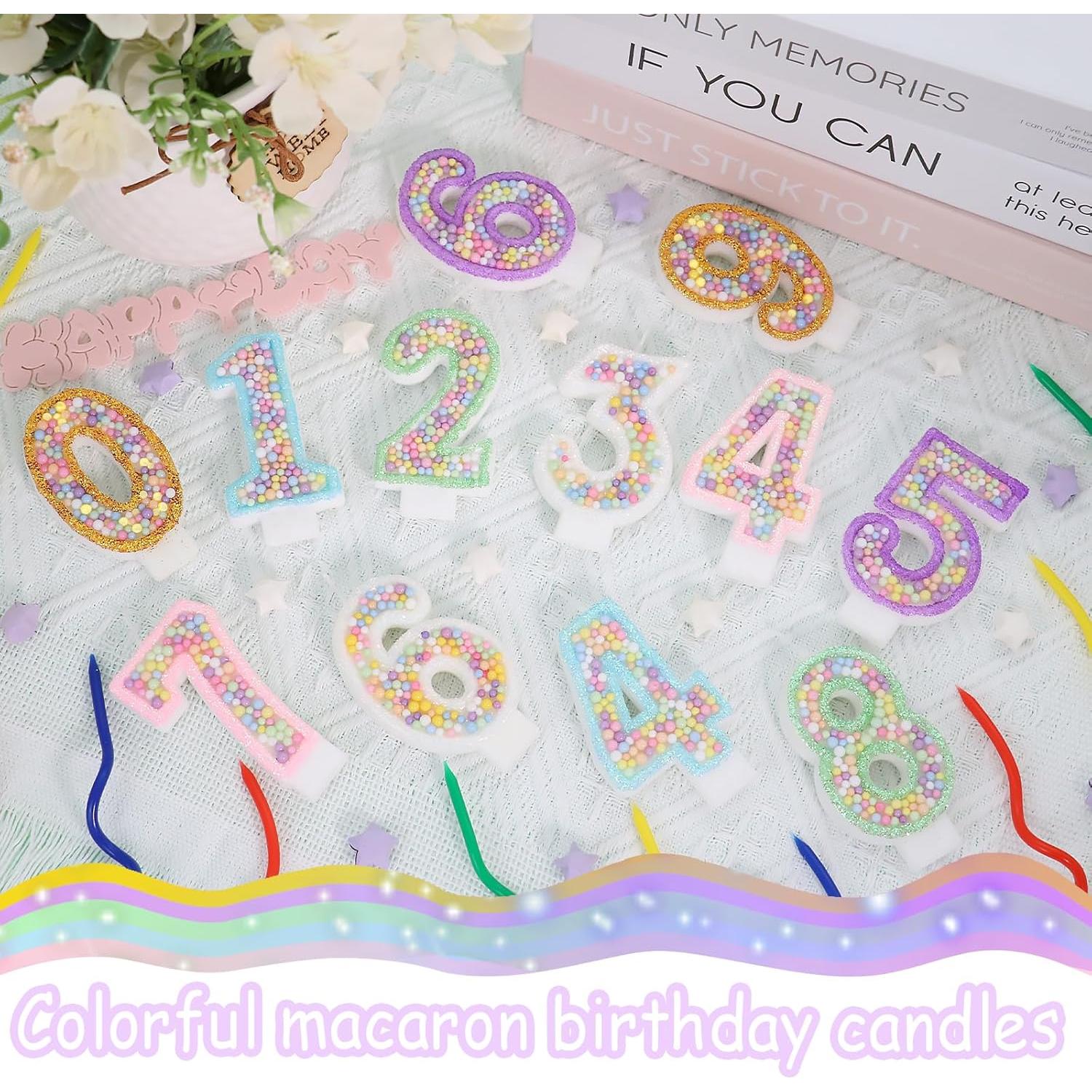 Vela de Cumpleaños Número 1 Verde FAMGift - Decoración Pastel