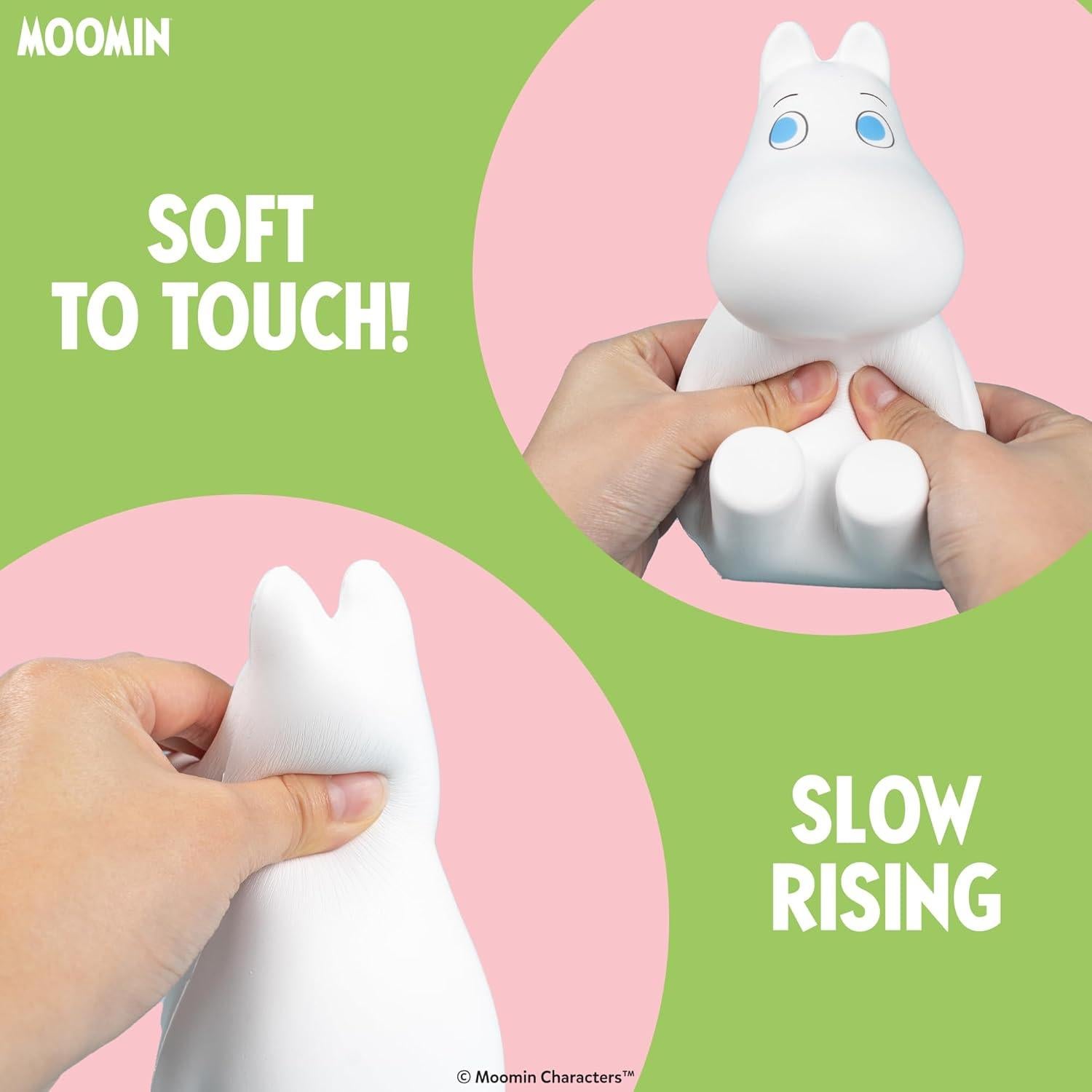 Juguete Squishy Jumbo Moomin Hamee 12.7x14.5x18.5 cm Alivio Estrés