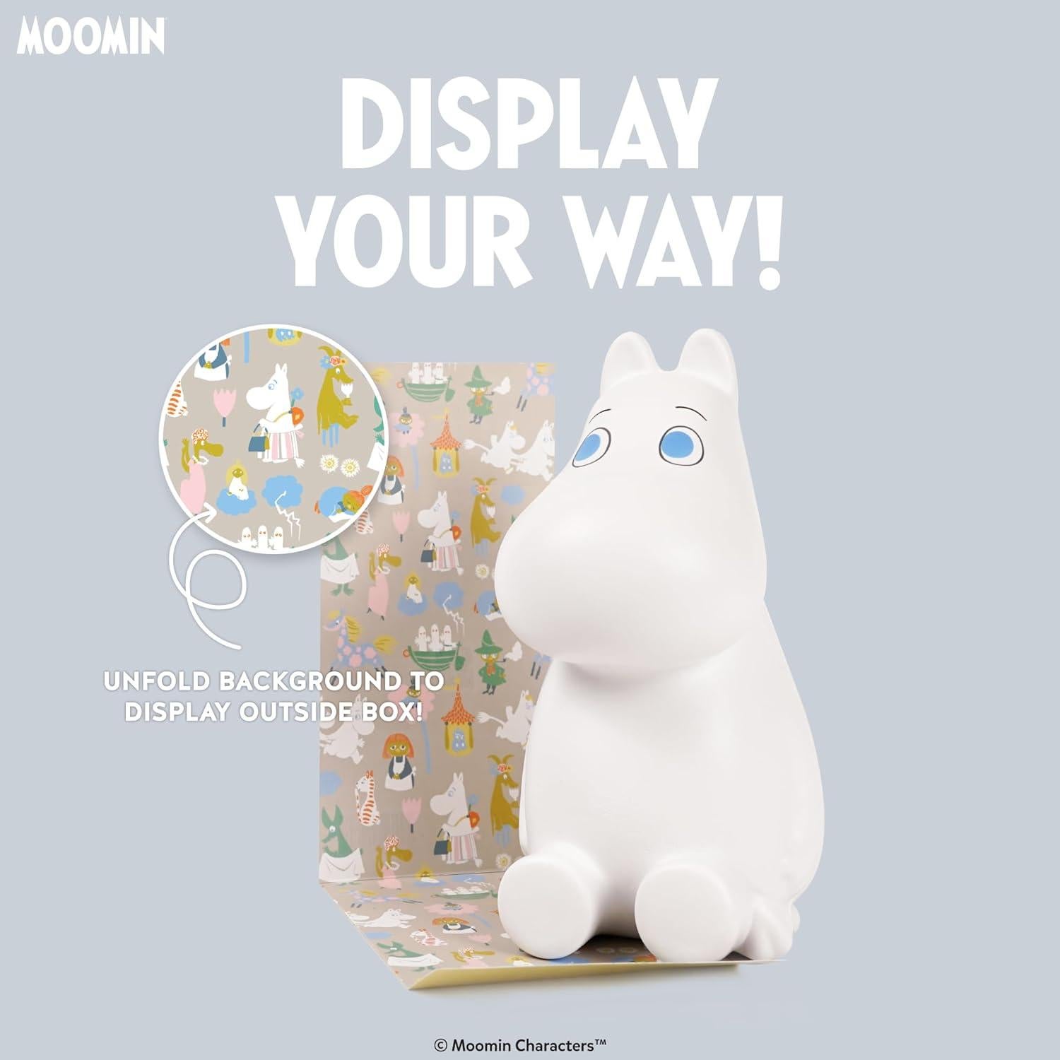 Juguete Squishy Jumbo Moomin Hamee 12.7x14.5x18.5 cm Alivio Estrés