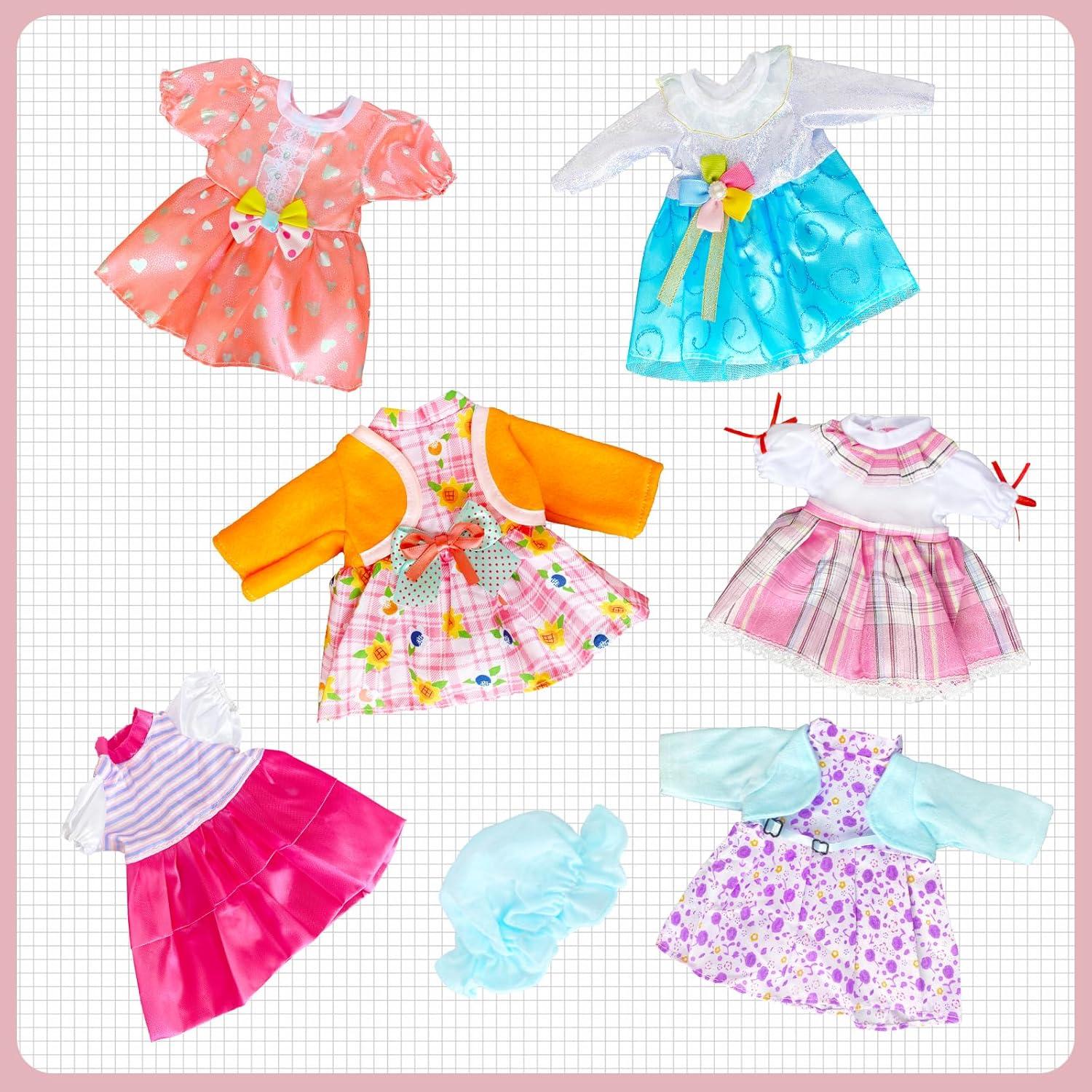 6 Conjuntos de Ropa para Muñeca Bebé 30-35 cm - Chenghai