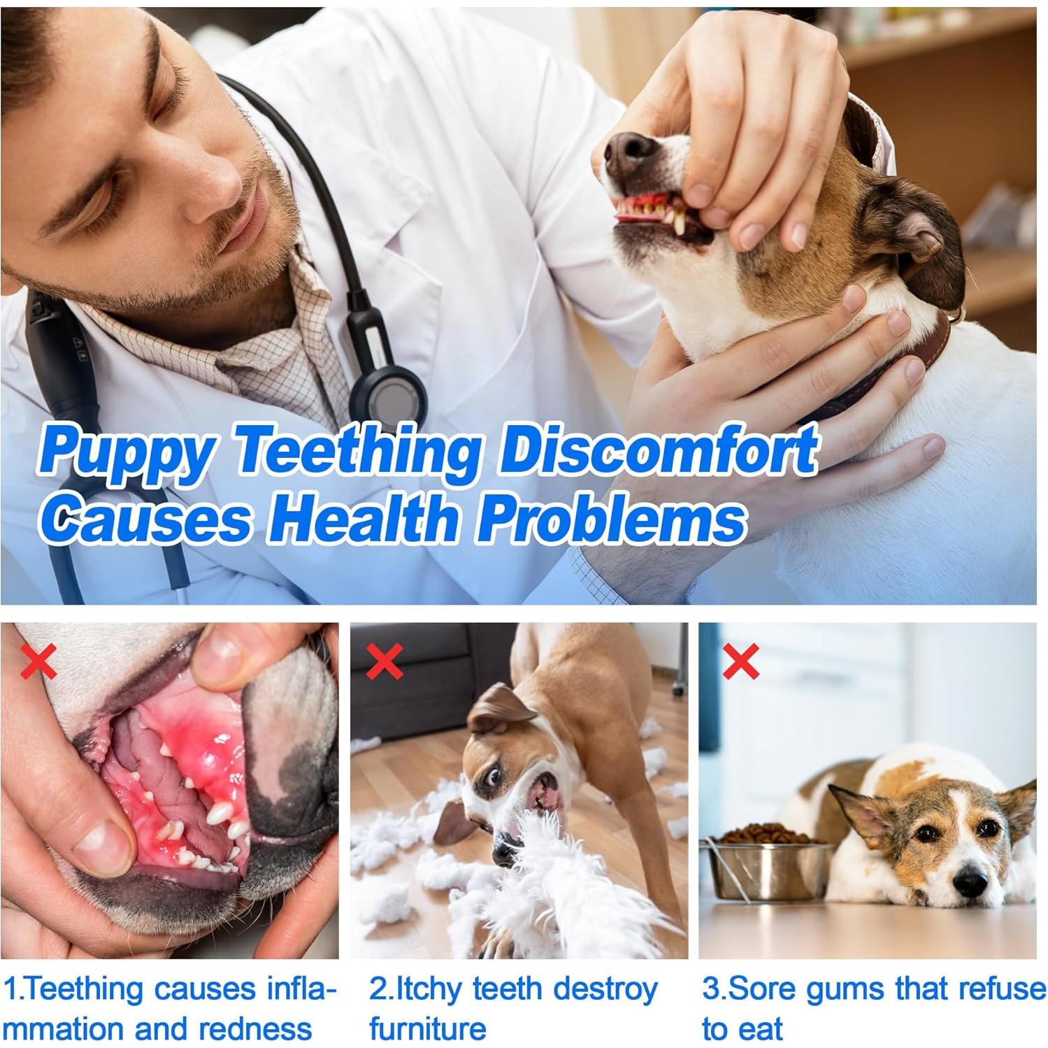 Paquete de 3 Juguetes Congelables para Cachorros ADDPETS