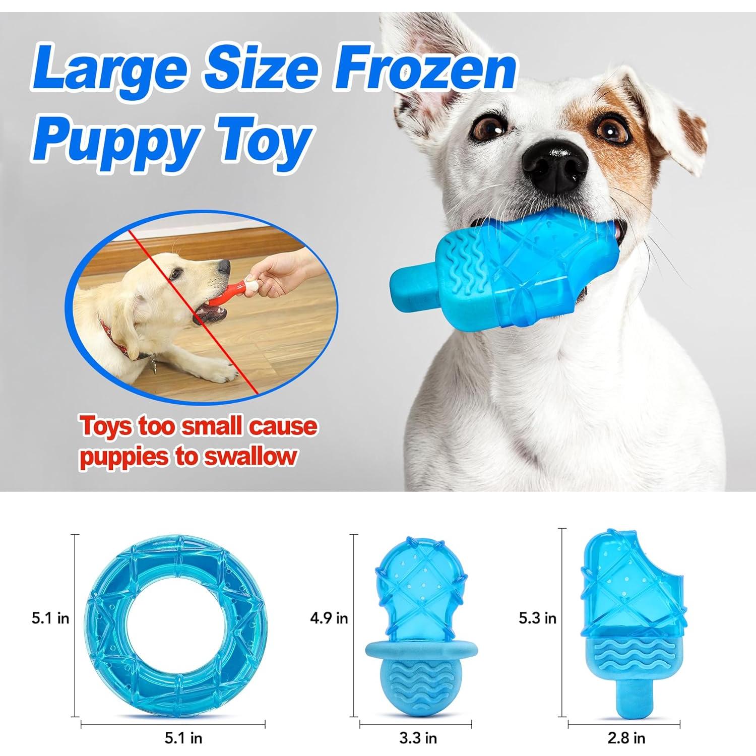 Paquete de 3 Juguetes Congelables para Cachorros ADDPETS