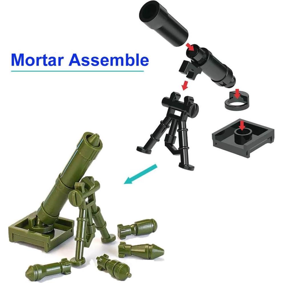 Conjunto de Figuras de Soldados Ninja Amarrzrn - 26 Piezas