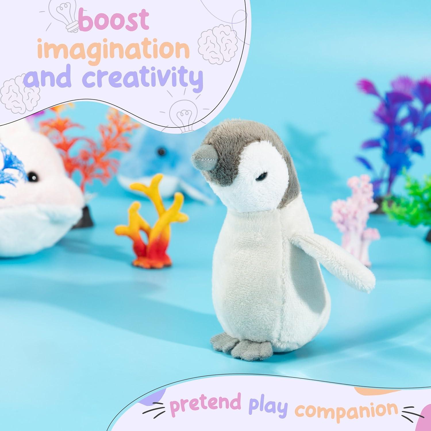 Mini Pingüino Bebé Relleno Forest & Twelfth 8.9 cm