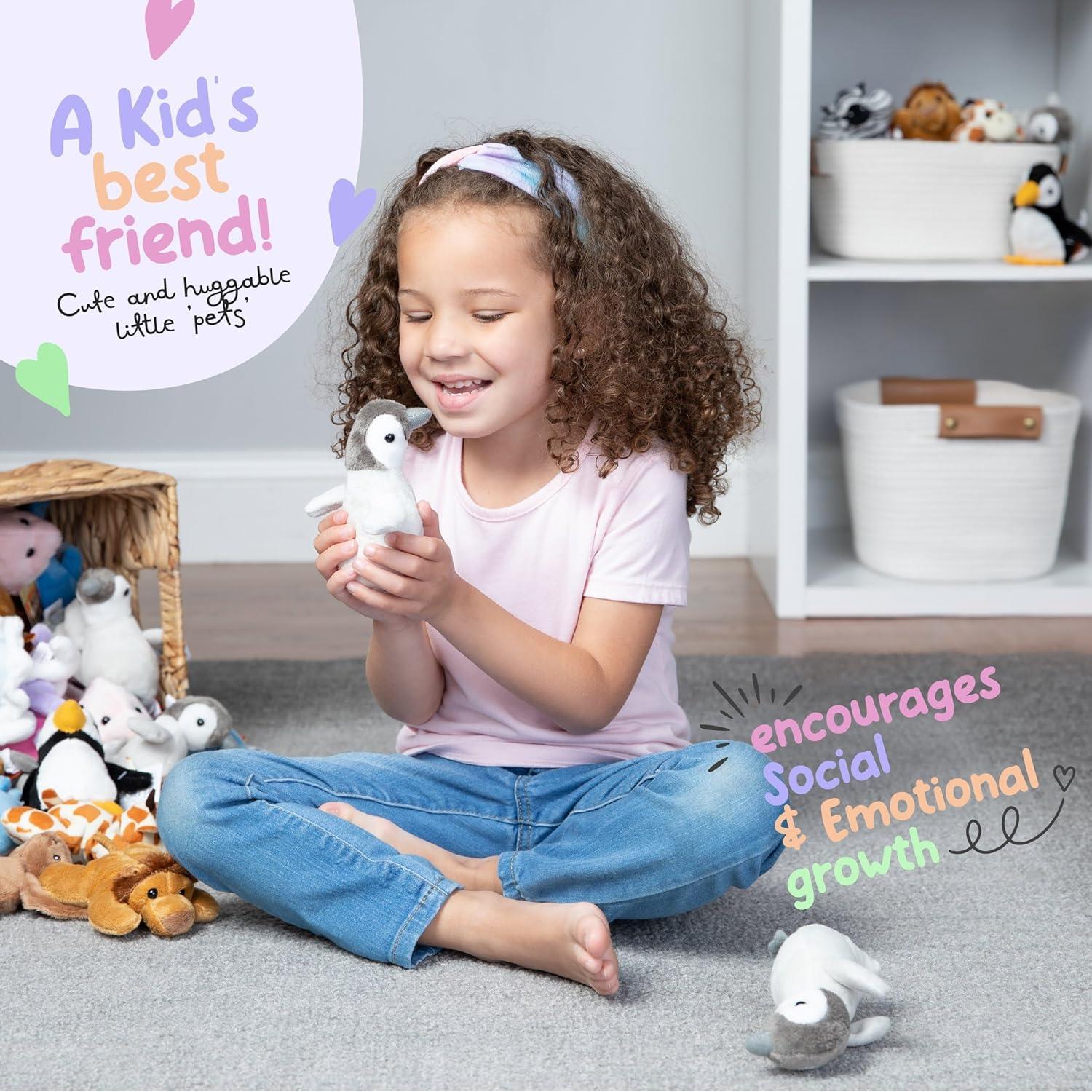 Mini Pingüino Bebé Relleno Forest & Twelfth 8.9 cm