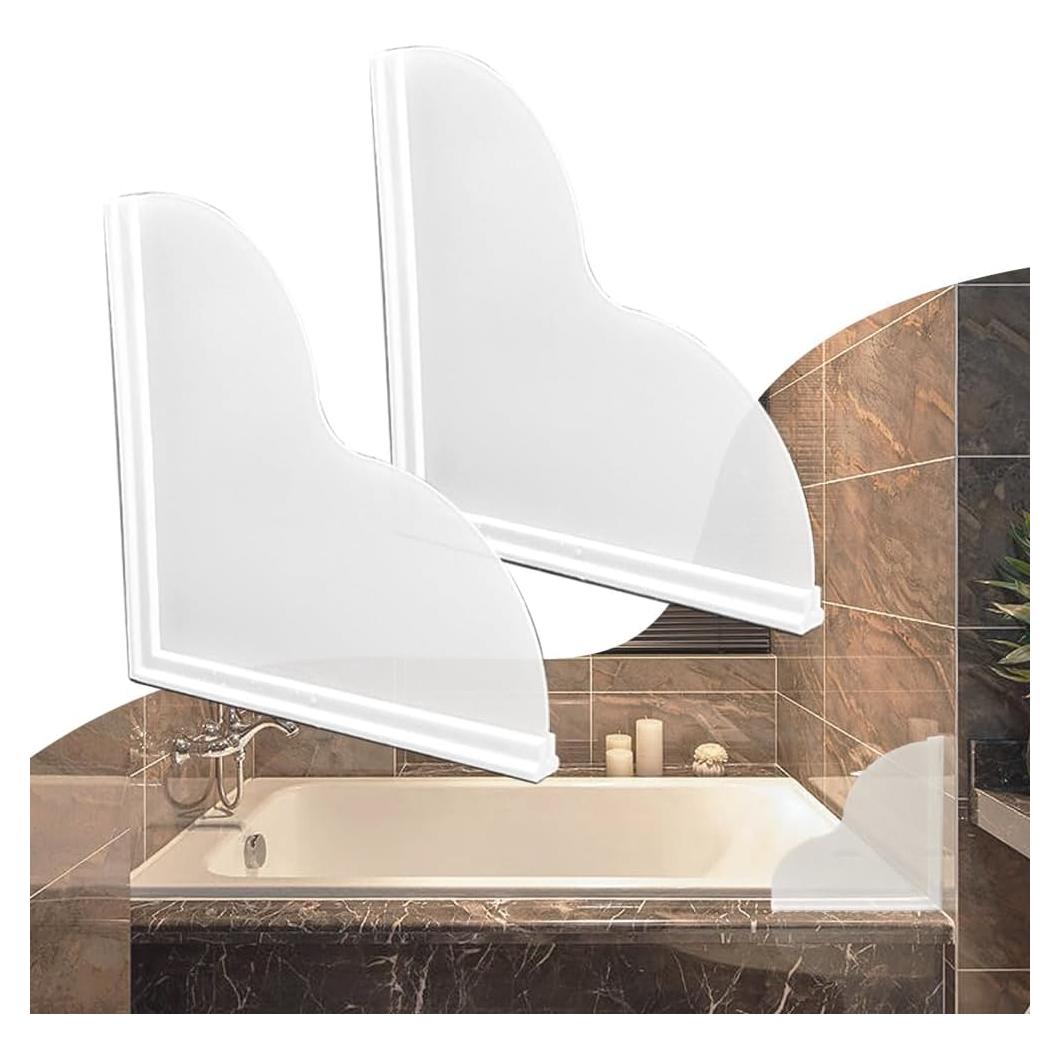 Kit Protector Salpicaduras Ducha Spidfee 23.5x23.5cm