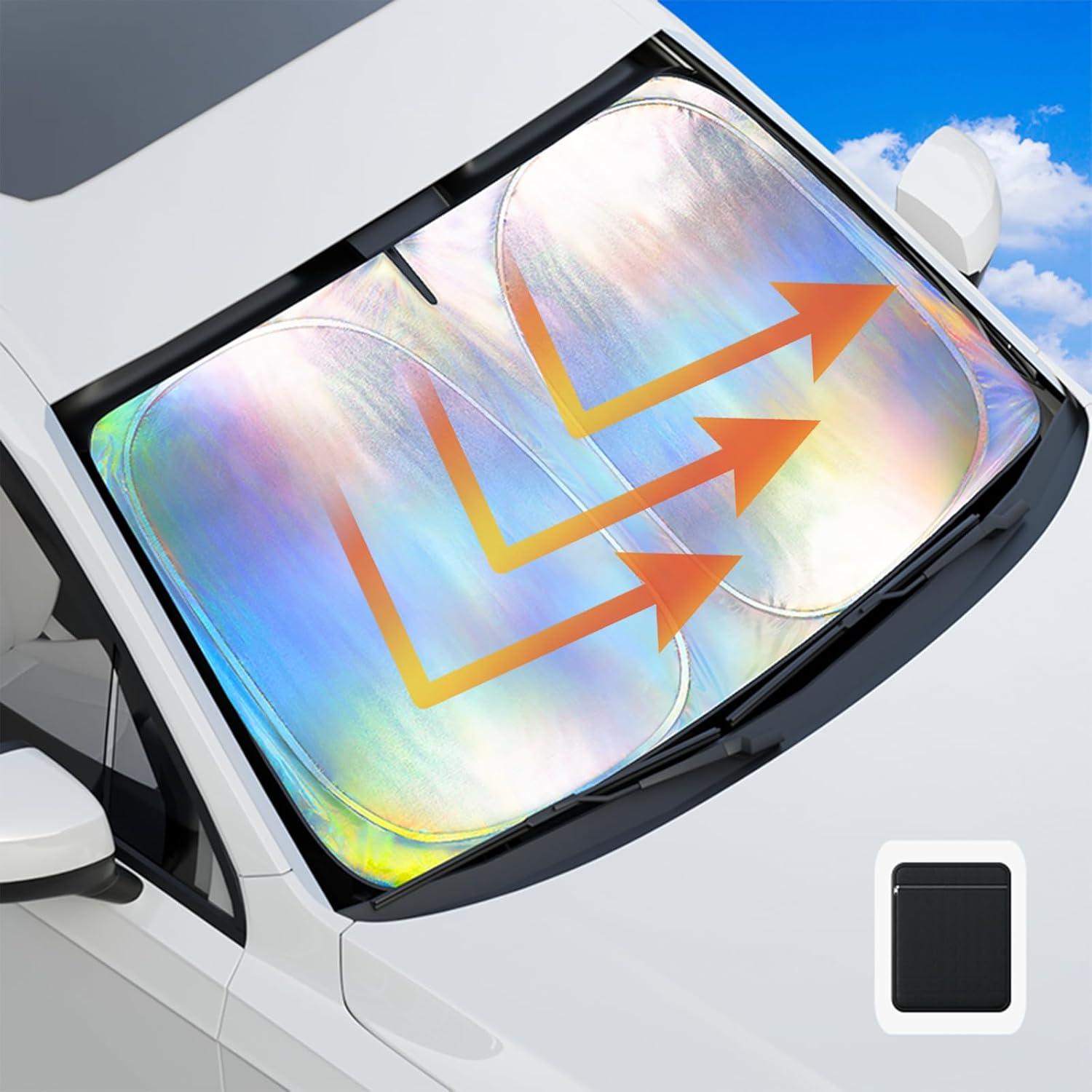 Protector Solar Plegable Aokway para Parabrisas 140x70 cm