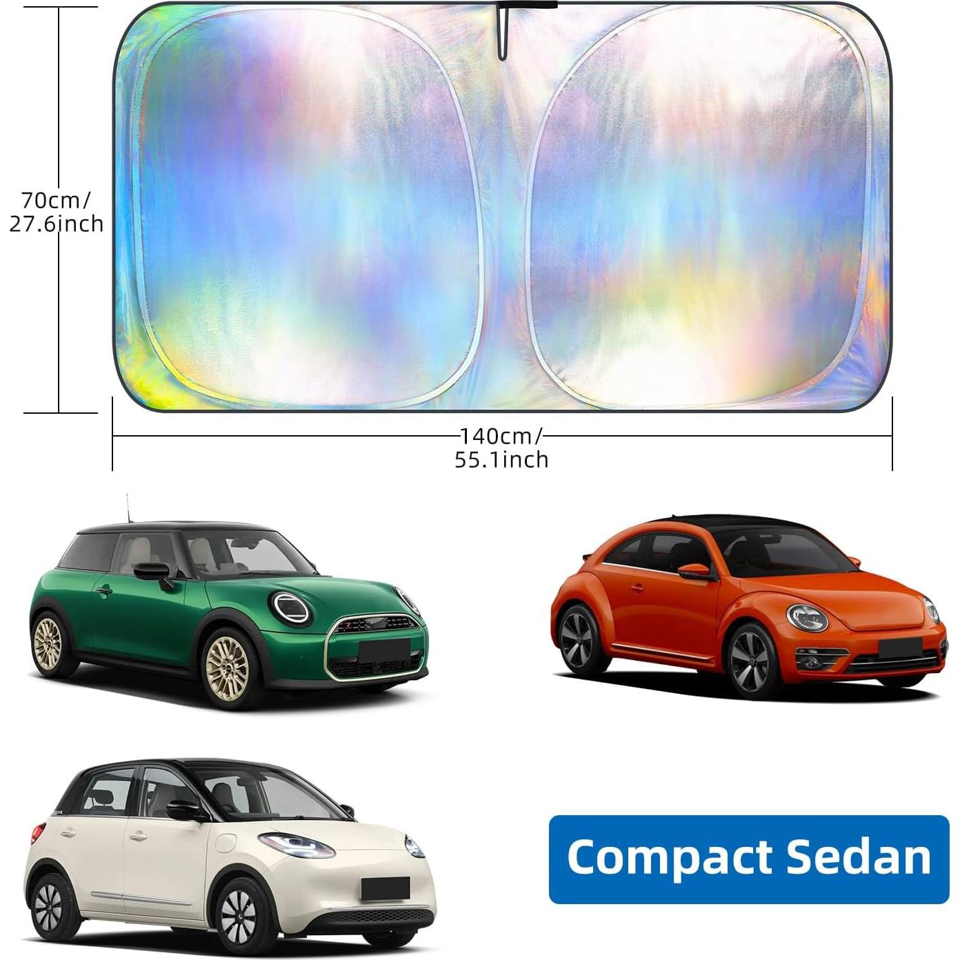 Protector Solar Plegable Aokway para Parabrisas 140x70 cm