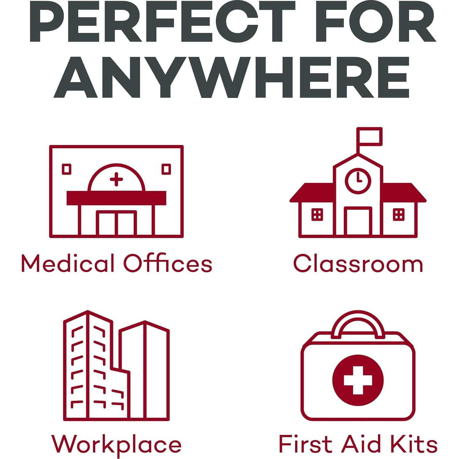 Toallitas Antiséticas de Alcohol Dealmed - 100 Unidades Sin Látex