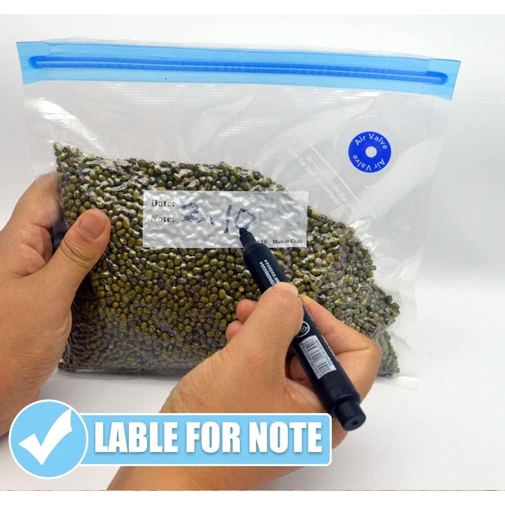 Bolsas Sous Vide Reutilizables Daarcin 20pcs 21x22cm Libre BPA