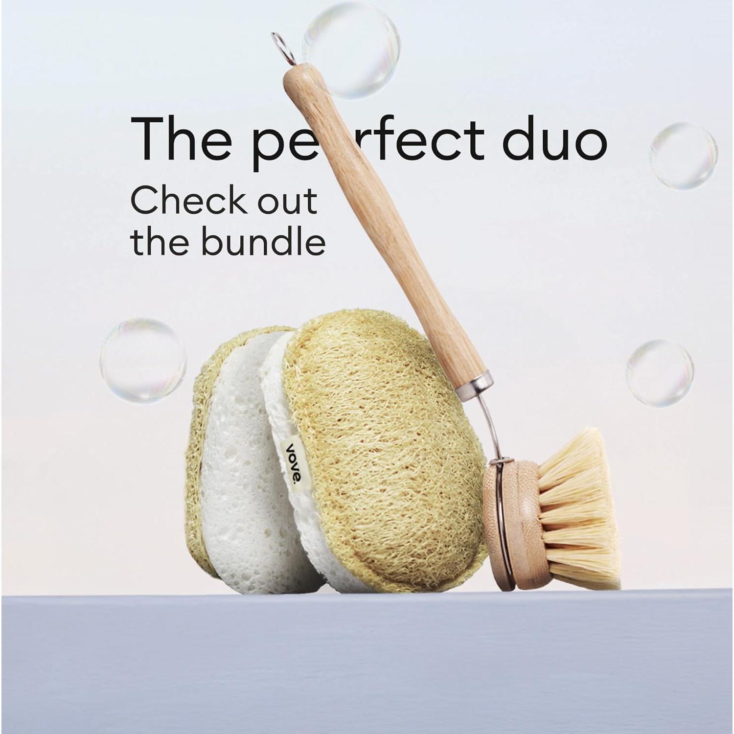 Cepillo de Bambú Vove con 3 Cabezas Repuesto Ecológico