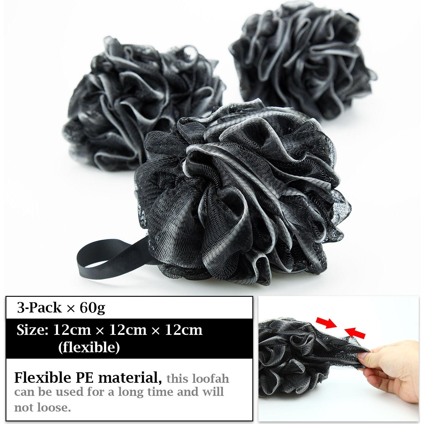 Esponjas de Baño Exfoliantes Easymoo - 3 Paquetes