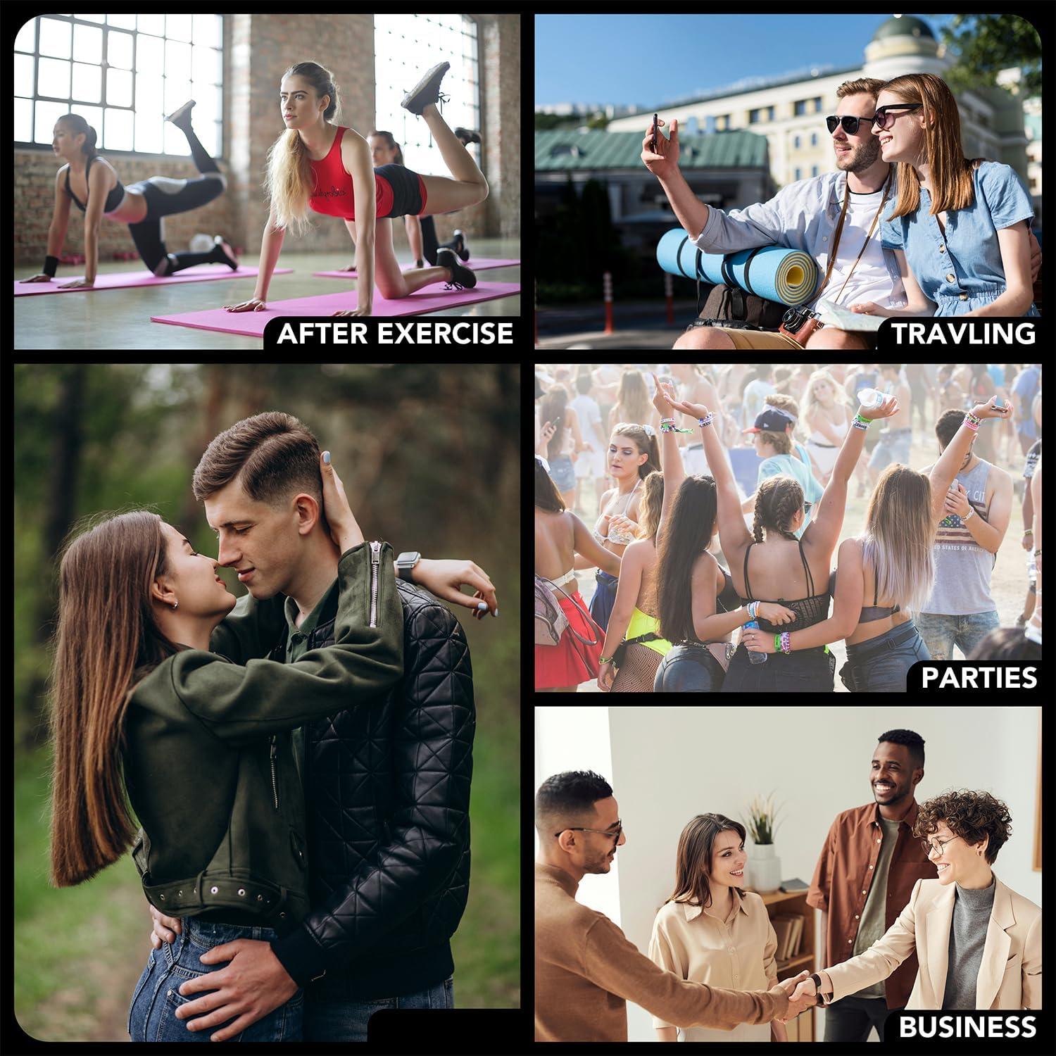 Atomizador de Perfume Recargable 8ml 3zorqinron Negro Cuero