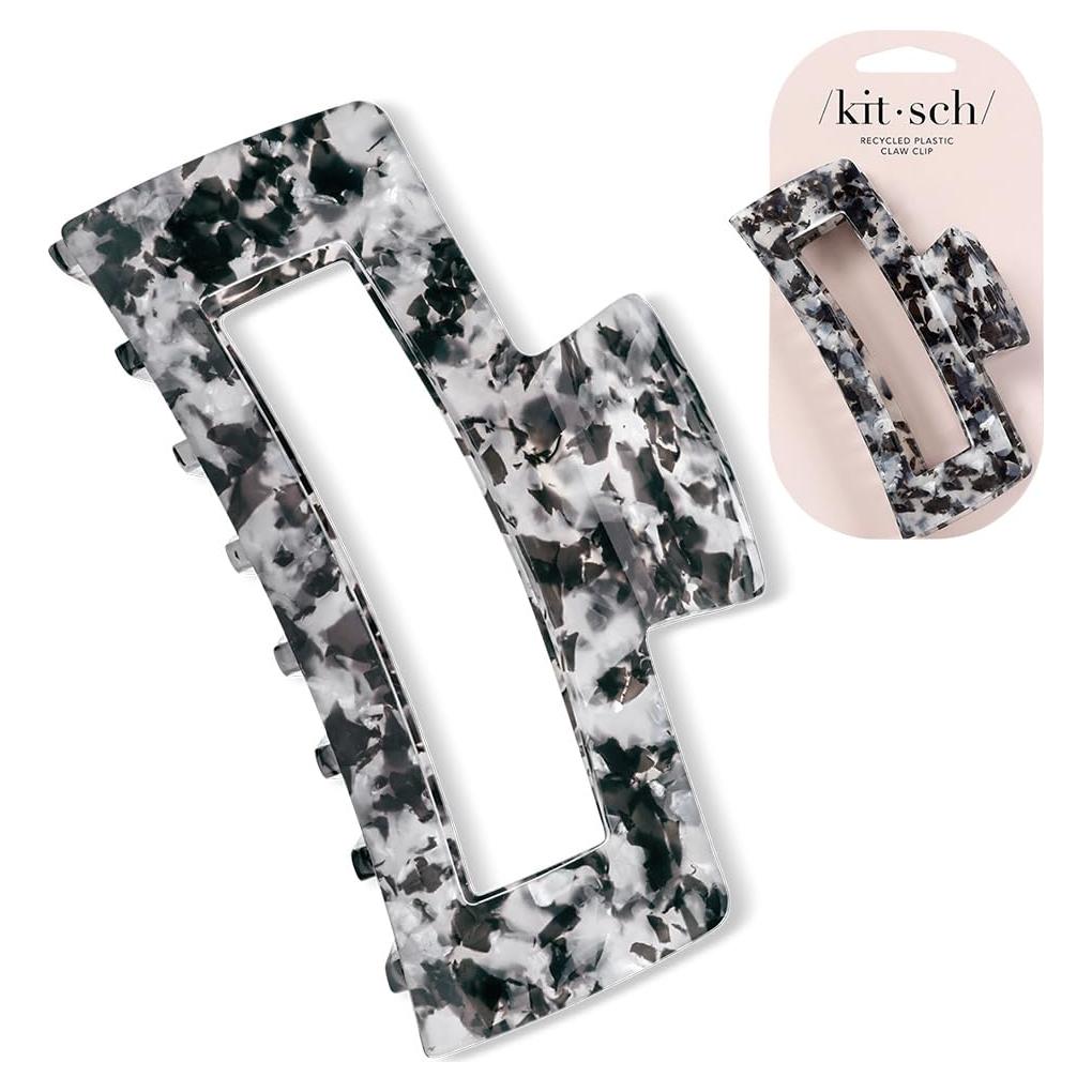 Clip de Garra Jumbo Kitsch para Cabello Negro - 12cm