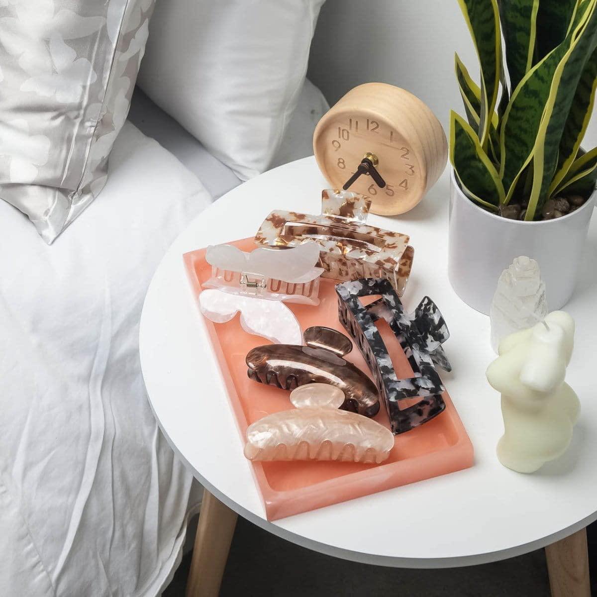 Clip de Garra Jumbo Kitsch para Cabello Negro - 12cm