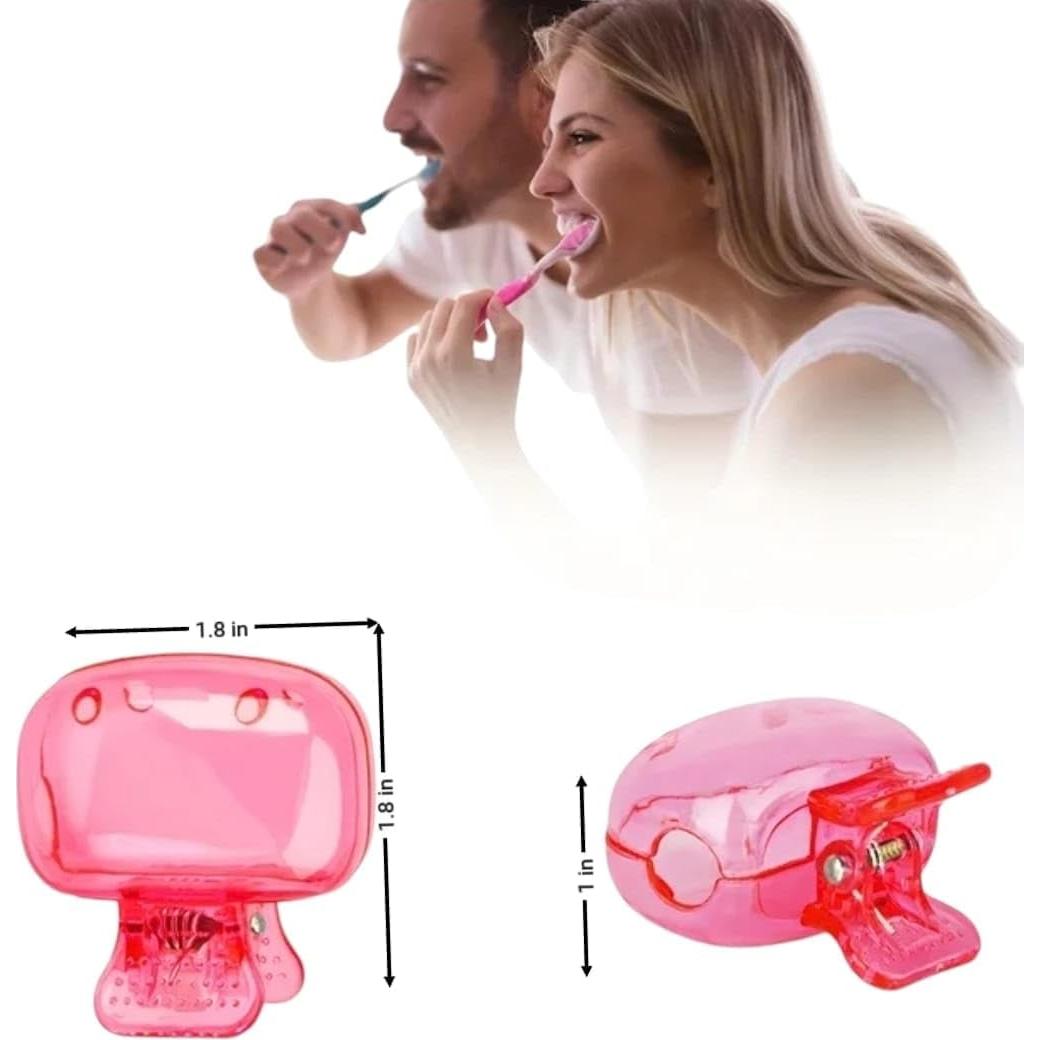 Paquete de 4 Protectores de Cabeza para Cepillo de Dientes YS - Azul