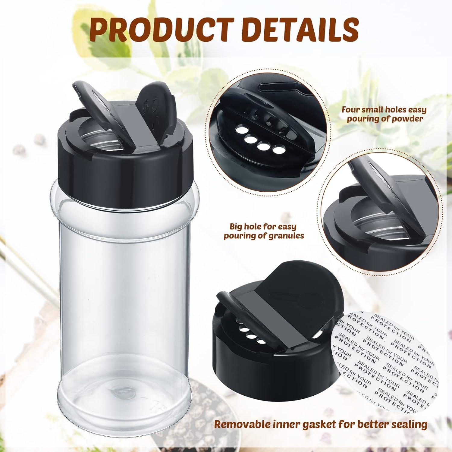 Tarros de Especias Eccliy 36 Piezas 85ml Plástico Transparente