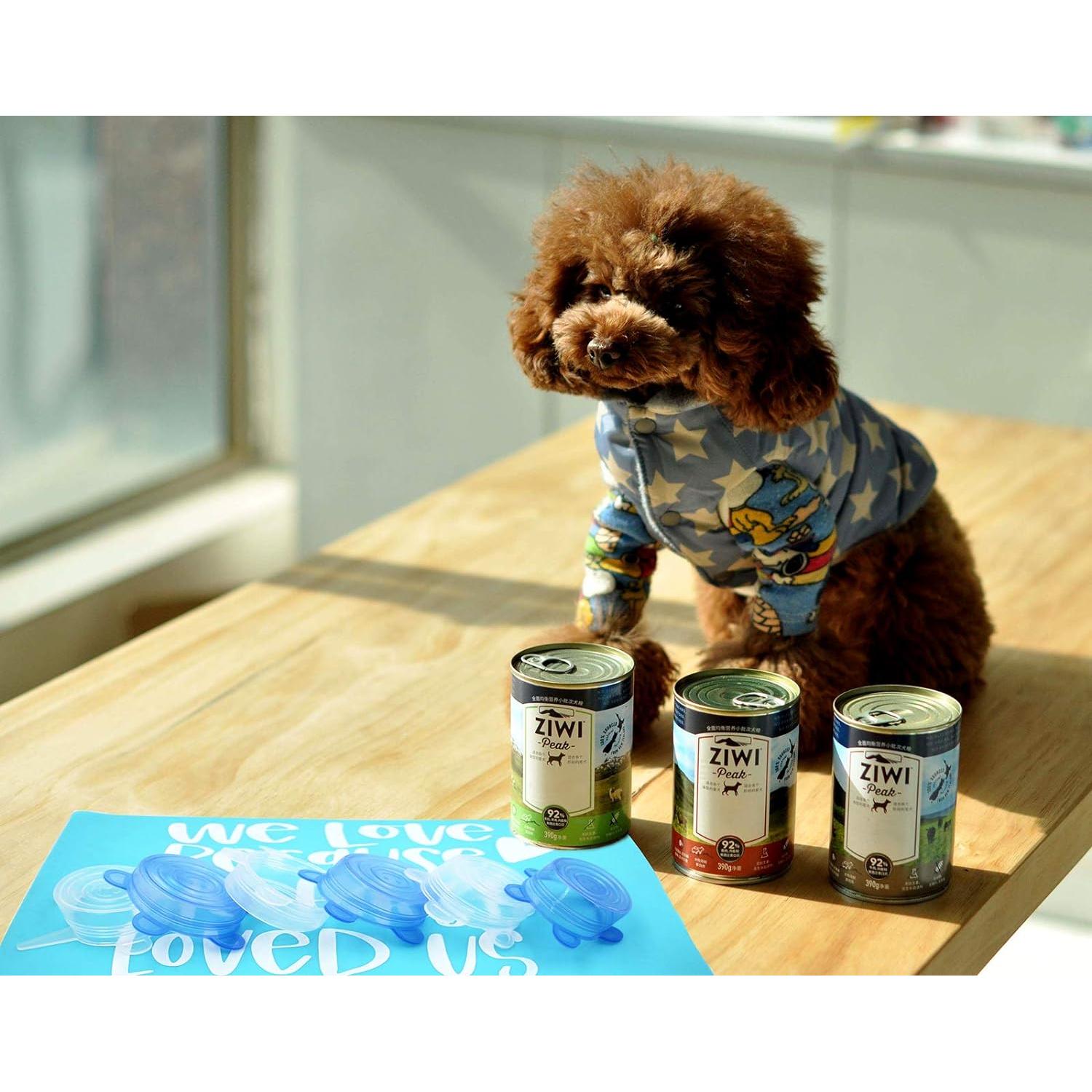 Tapa de Latas para Mascotas COMTIM - Silicona Estirable, 4 Pzas