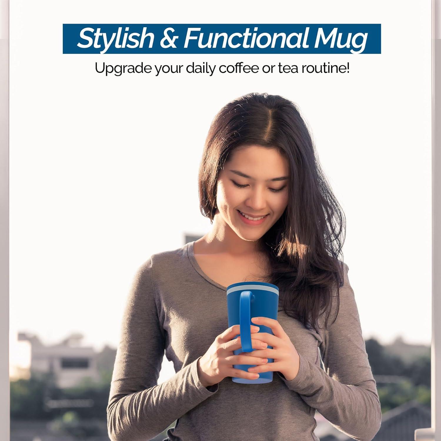 Taza de Viaje Copco Cone 500 ml - Aislante Doble Pared Azul