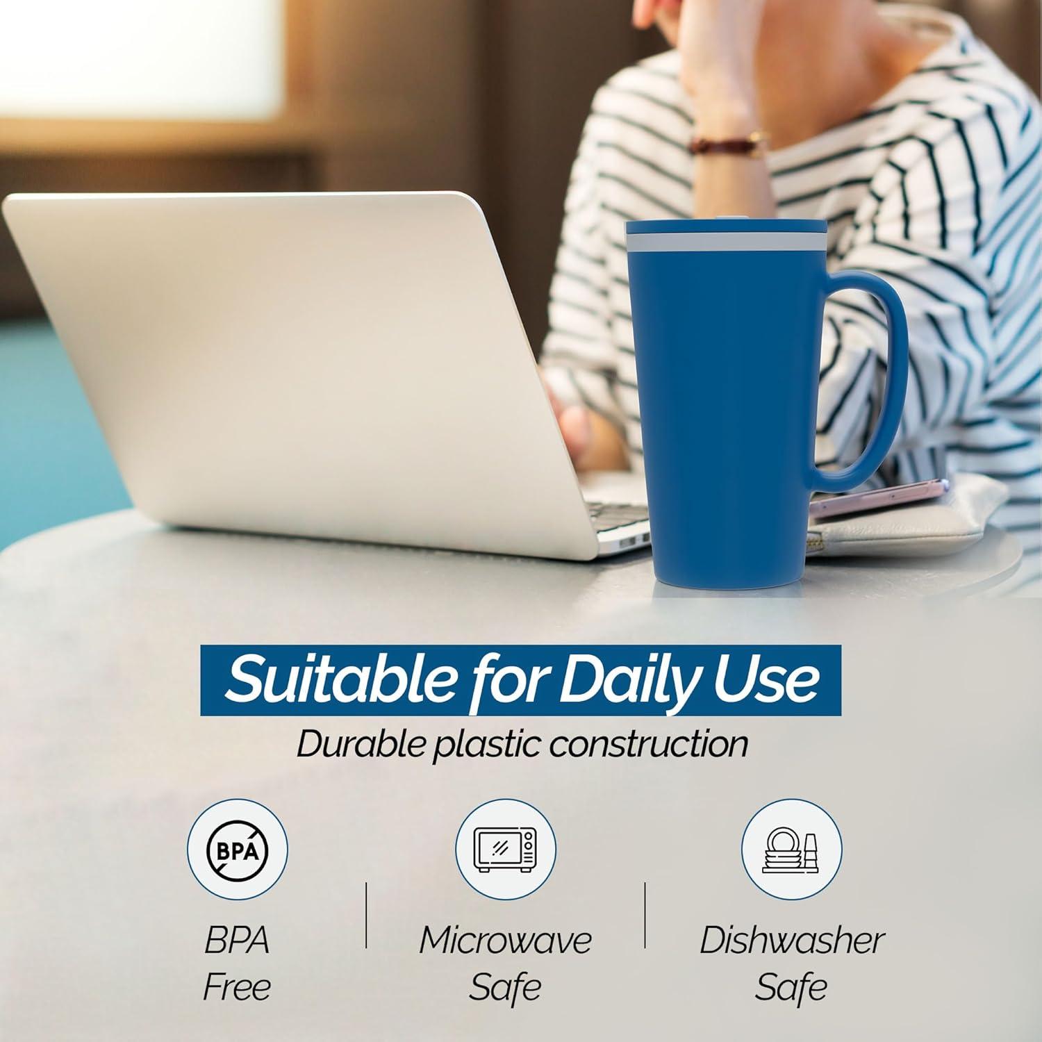 Taza de Viaje Copco Cone 500 ml - Aislante Doble Pared Azul