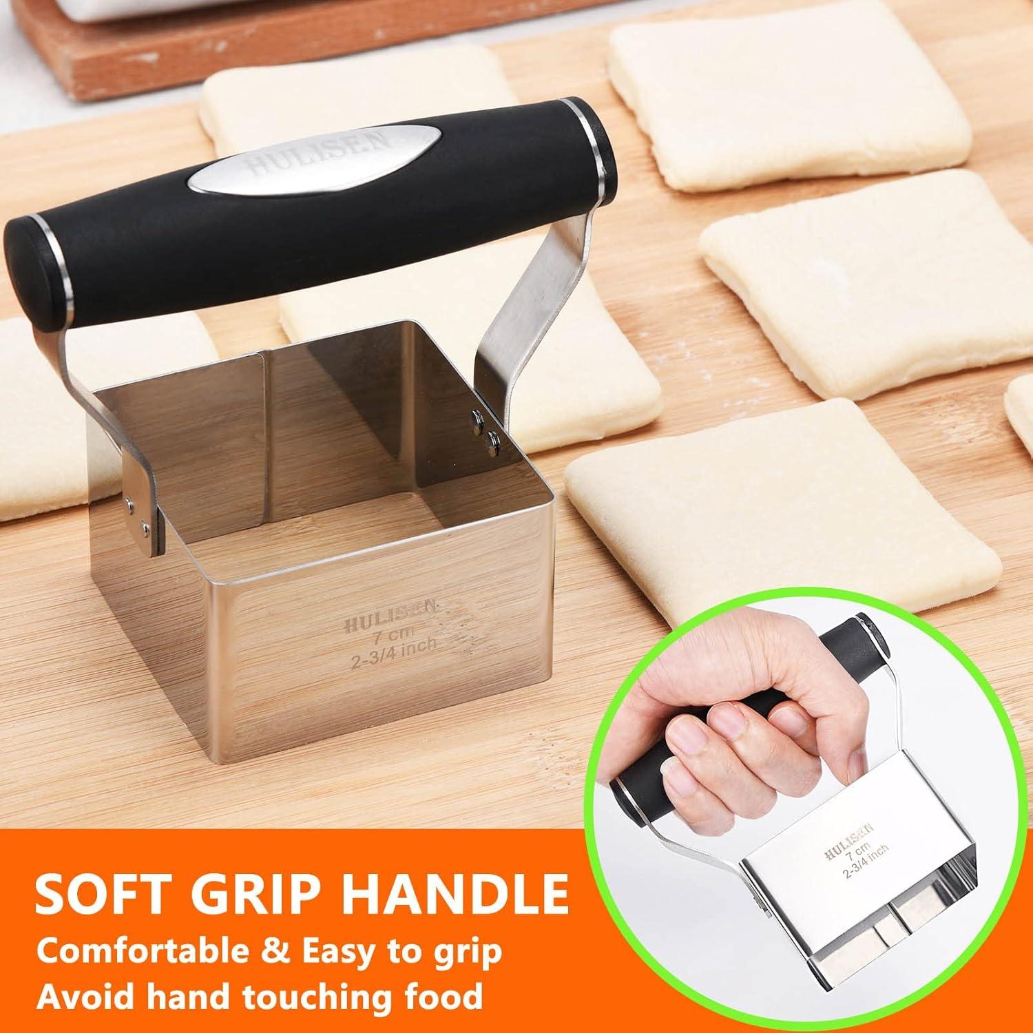 Cortador de Galletas Cuadrado HULISEN 6.99 cm Acero Inoxidable