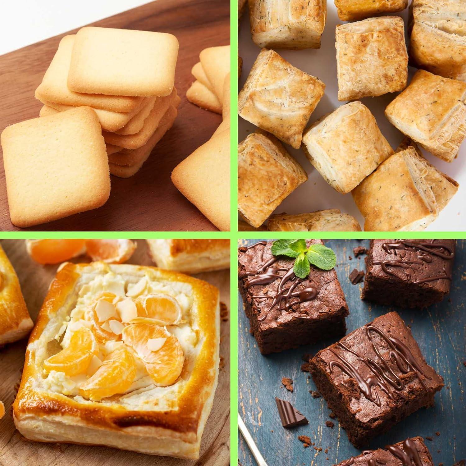 Cortador de Galletas Cuadrado HULISEN 6.99 cm Acero Inoxidable