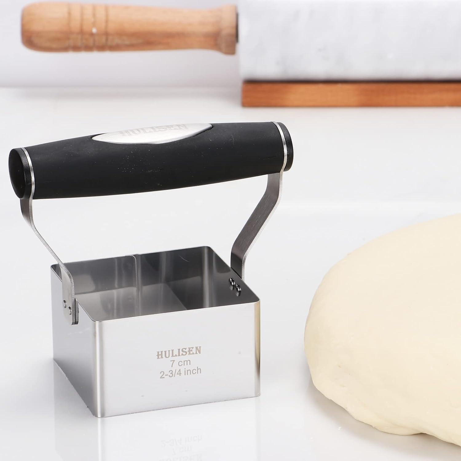 Cortador de Galletas Cuadrado HULISEN 6.99 cm Acero Inoxidable