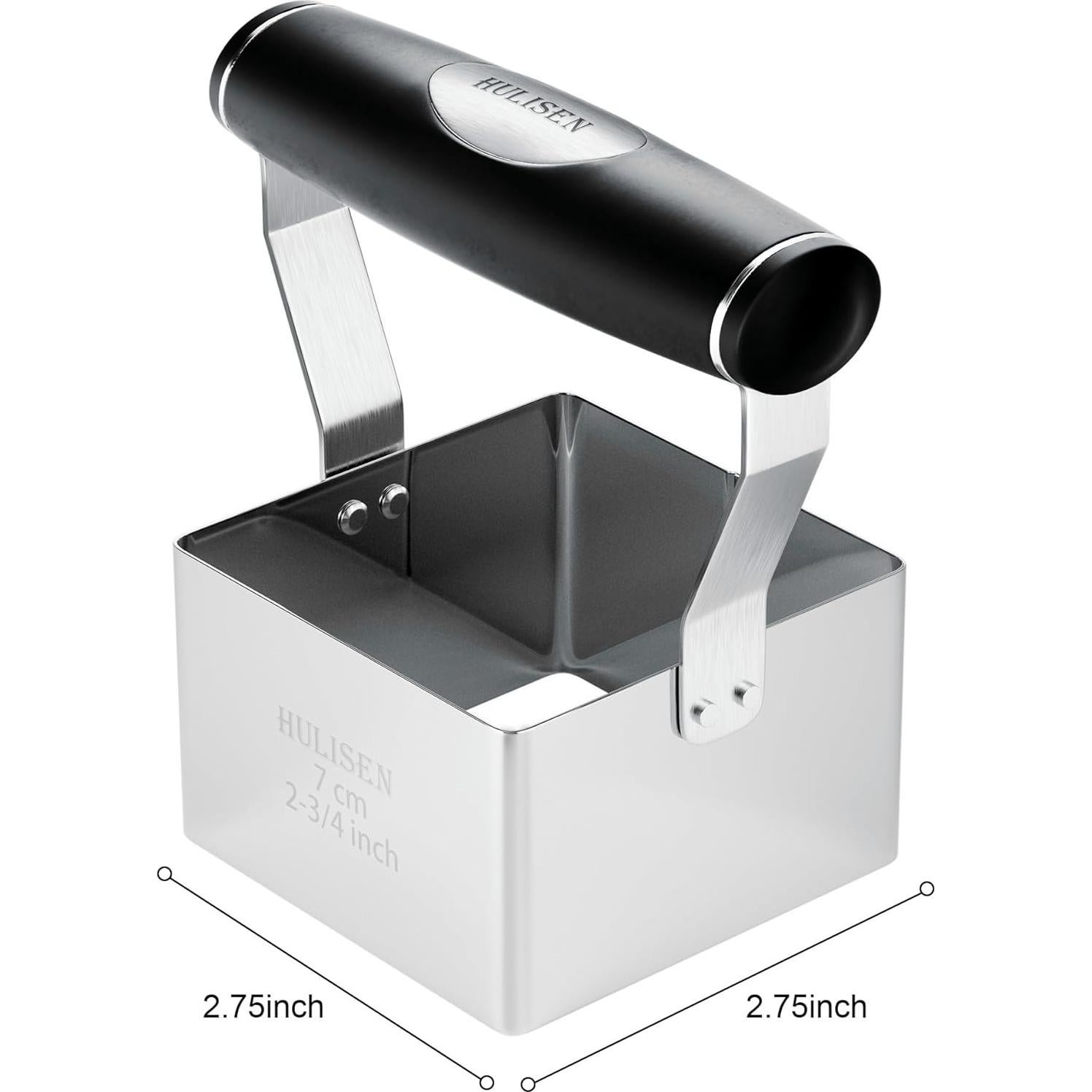 Cortador de Galletas Cuadrado HULISEN 6.99 cm Acero Inoxidable