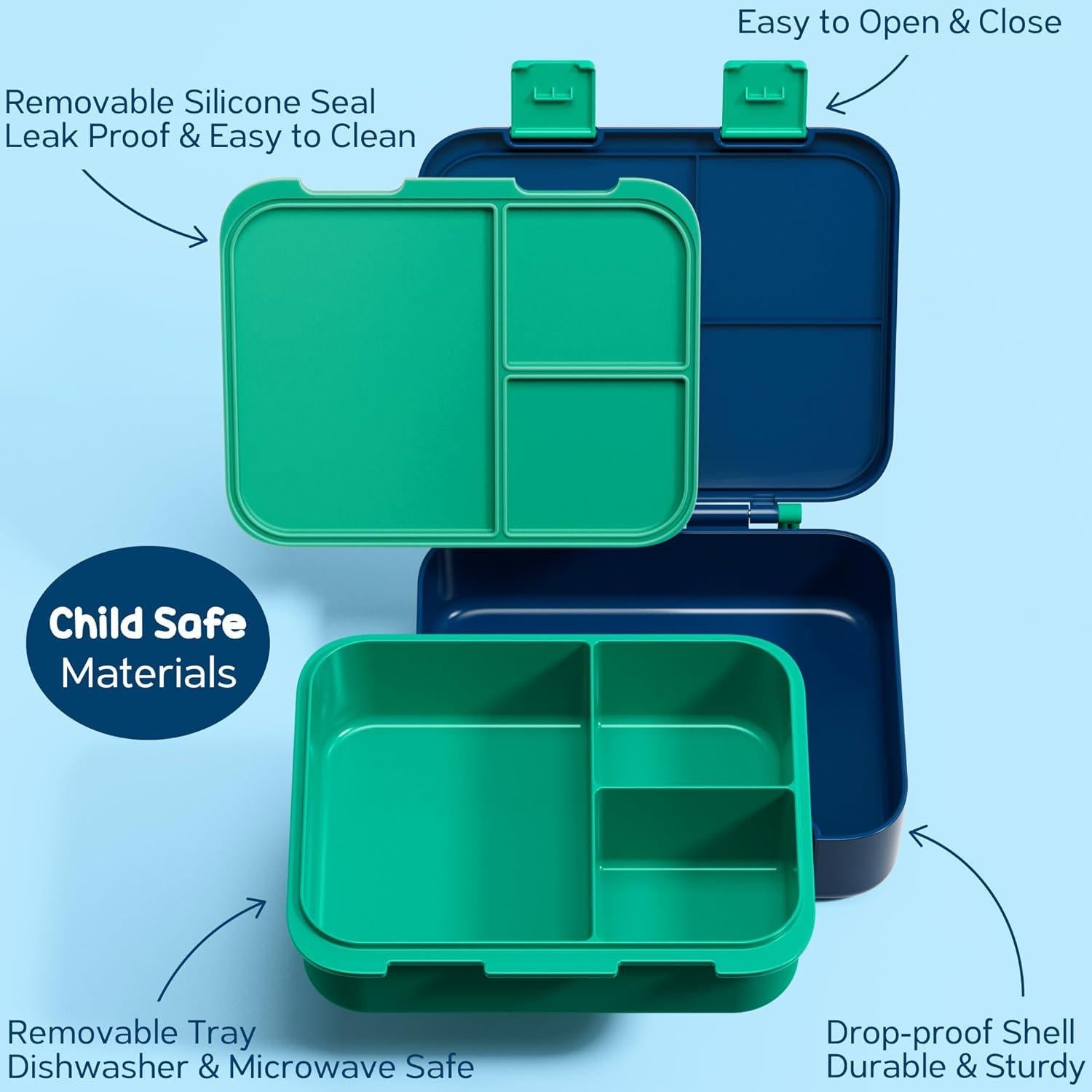 Caja de Almuerzo Bento Fimibuke 32 oz a Prueba de Fugas