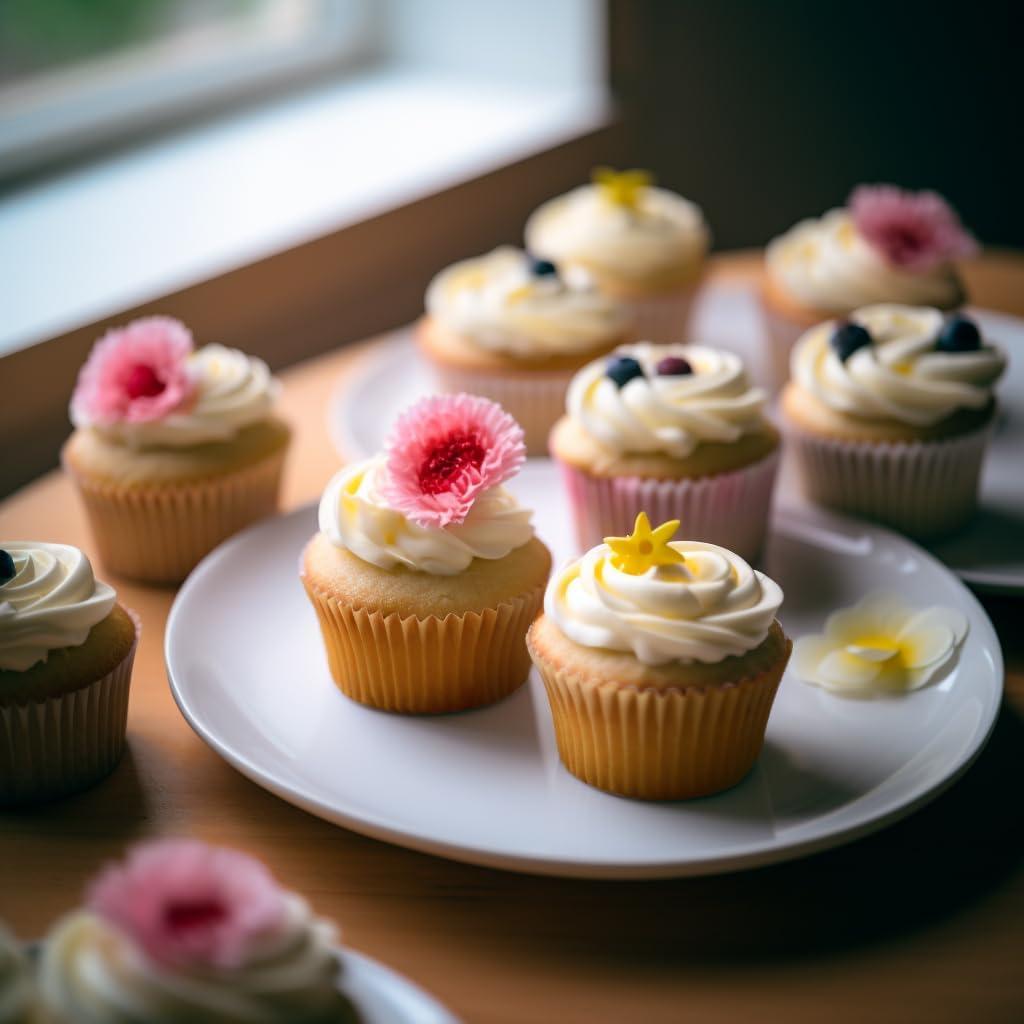 Forros de Cupcake Jumbo 300 pcs GoldenBakeryFamily Naturales